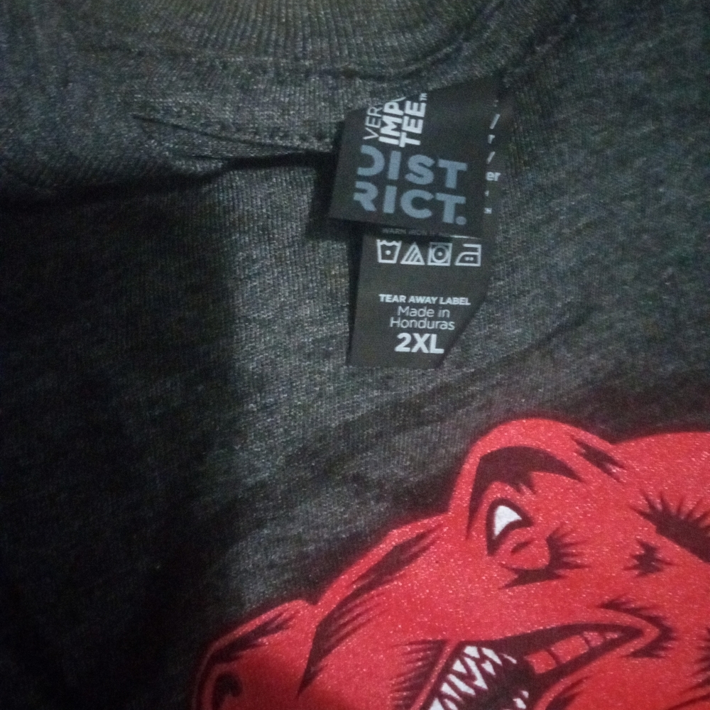 🩶🤍♥️ NWOT District Mens Steak-Umms 2XL TShirt Dinosaur Graphic Tee Funny - Picture 2 of 4